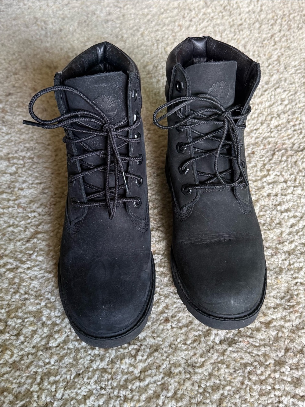 Timberland Women's Black Leather Ankle Boots